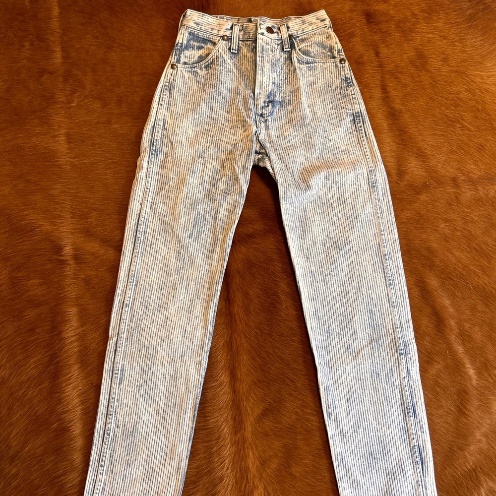 Wrangle pin strip denim jeans